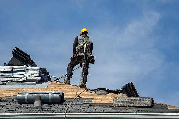 Professional Roof Replacement technician working in Rock Hall, MD